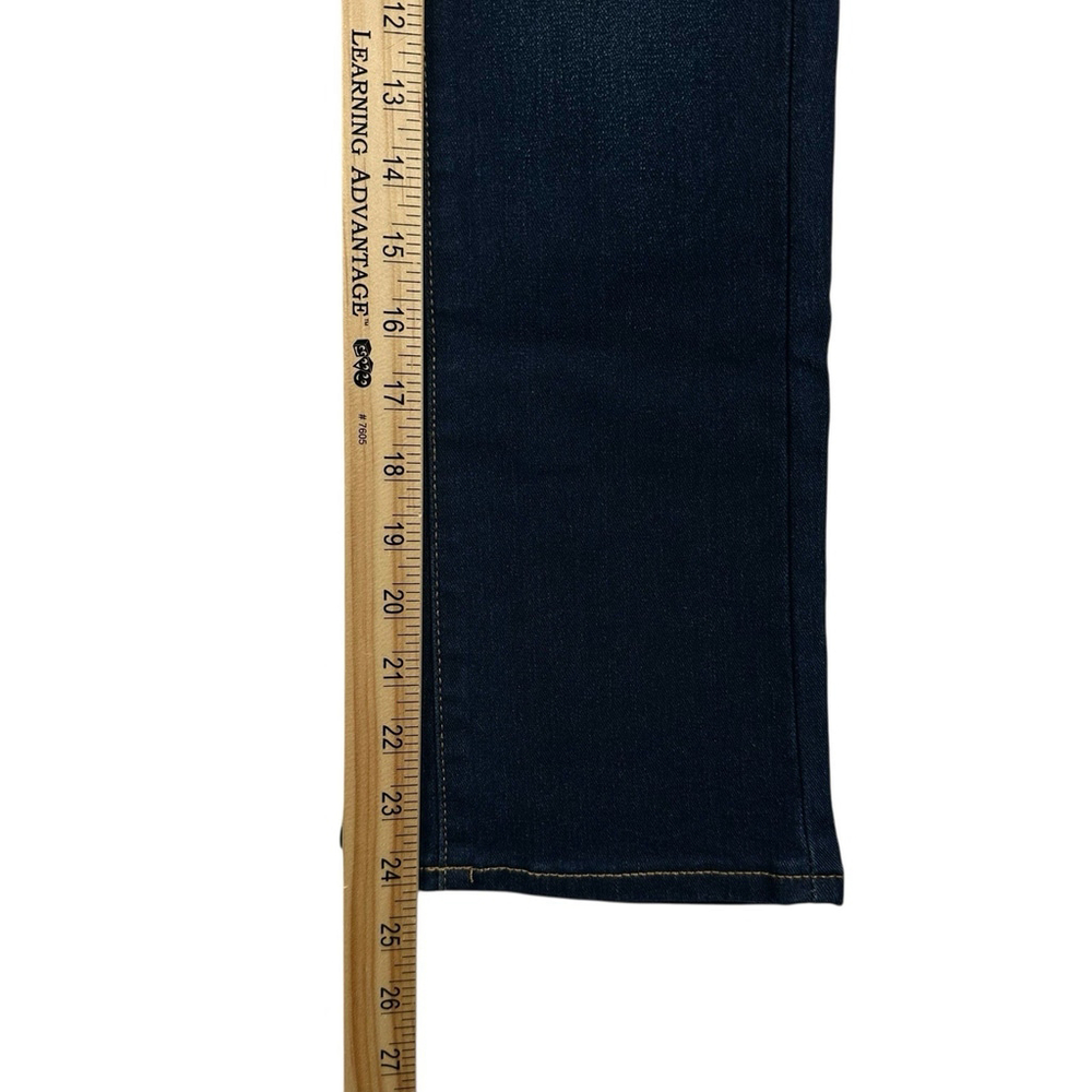 Levi Girls Boot Cut Dark Wash Blue Jeans Size 8 - Picture 6 of 6